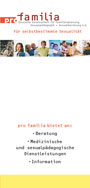 Faltblatt pro familia